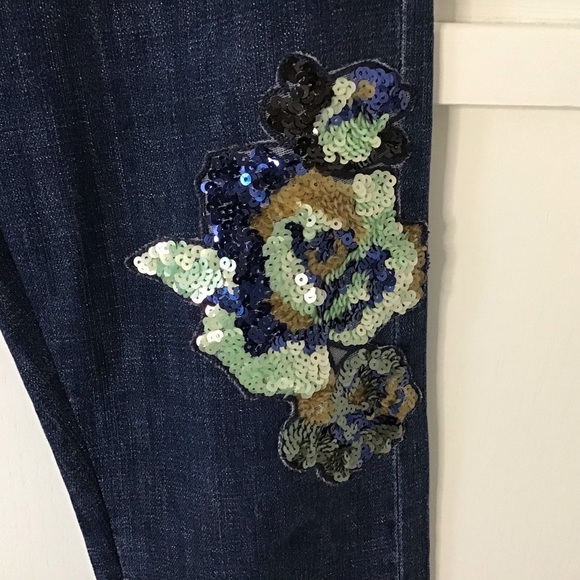 Anthropologie Pilcro and the Letterpress Mid-Rise Slim Boyfriend Sequin … - Picture 9 of 15